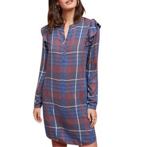 Cloth & Stone Plaid Tunic Dress